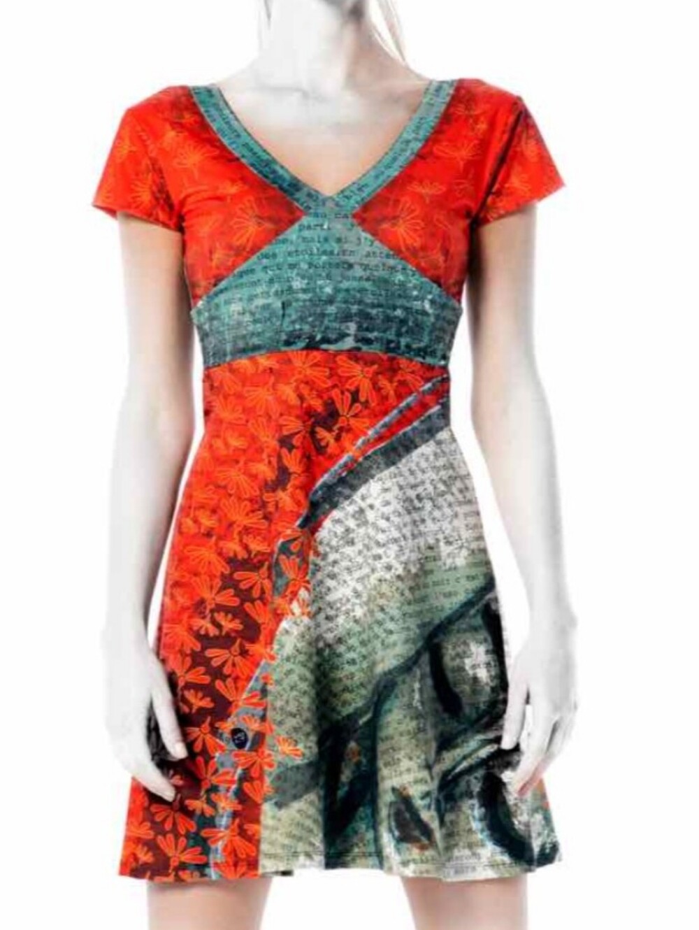 Volt Design No.317 Venus Short Sleeved Reversible Dress Size 2 (4-6)